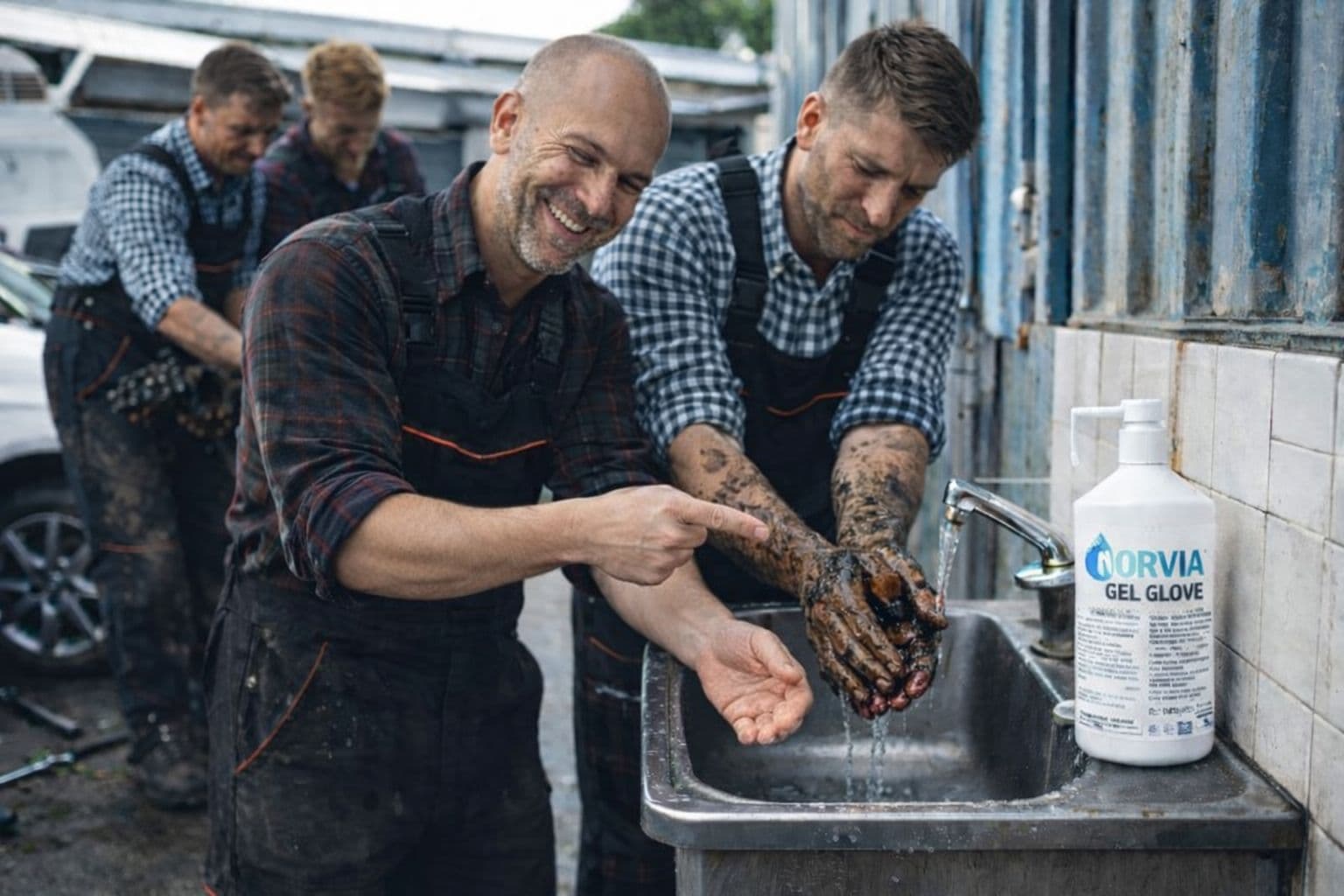 Professionals using Norvia Gel Glove